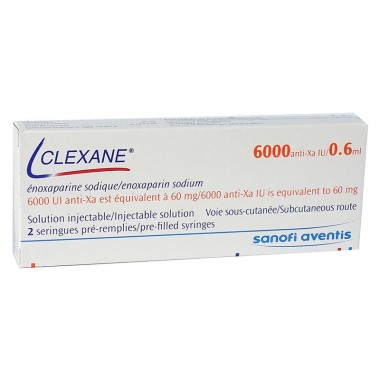 Clexane 6000 anti-XA Aventis